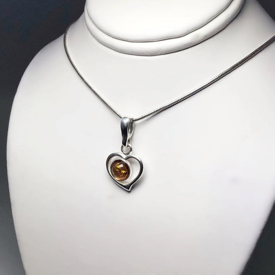 Cognac Amber Pendant - Rocks and Gems Canada