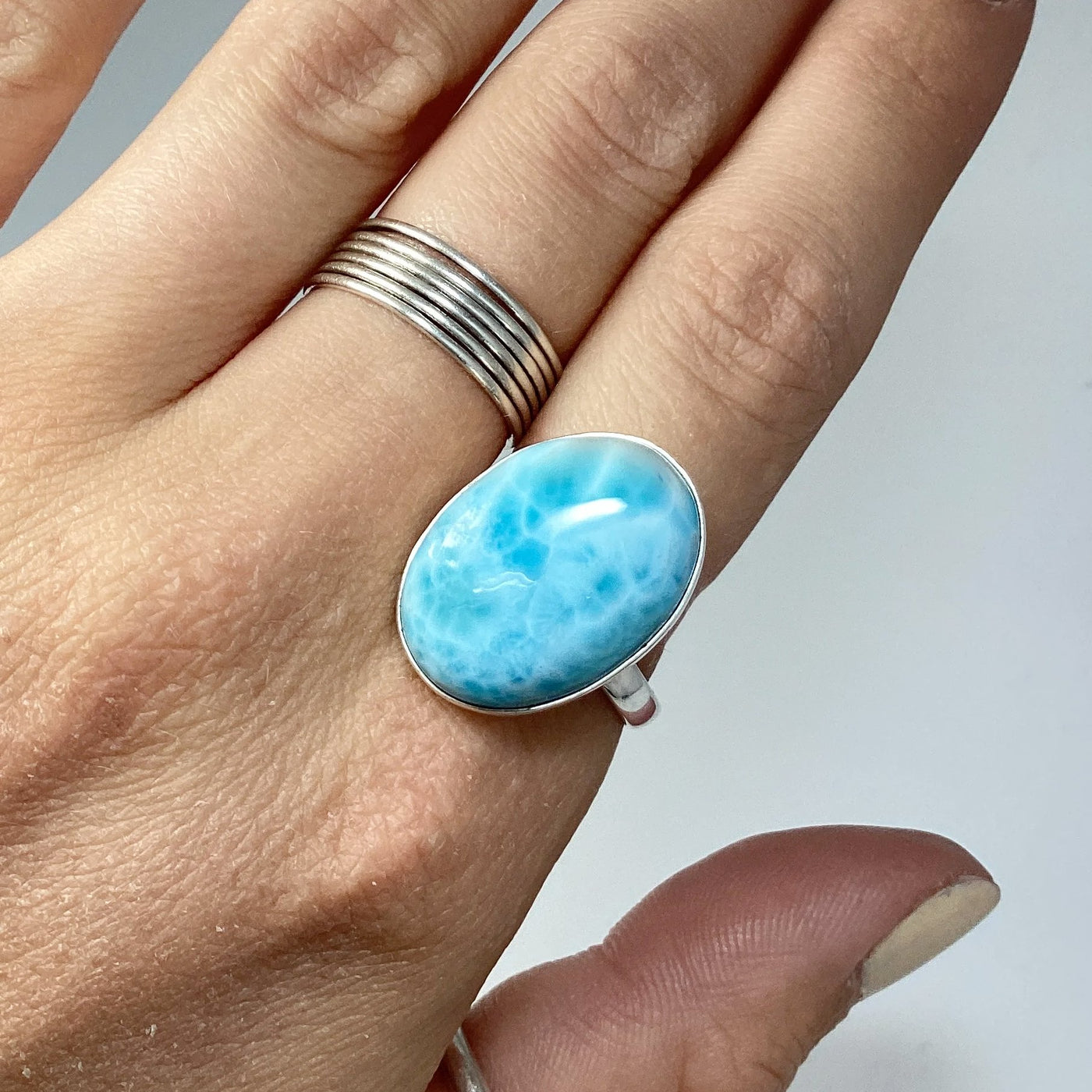 Larimar Ring