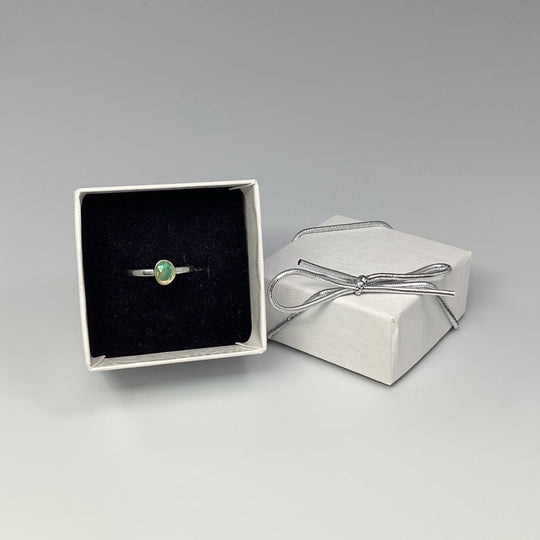 Faceted Ethiopian Fire Opal Ring - Rocks and Gems Canada