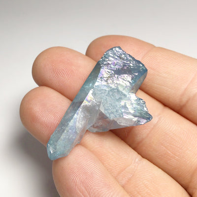 Aqua Aura Quartz Cluster
