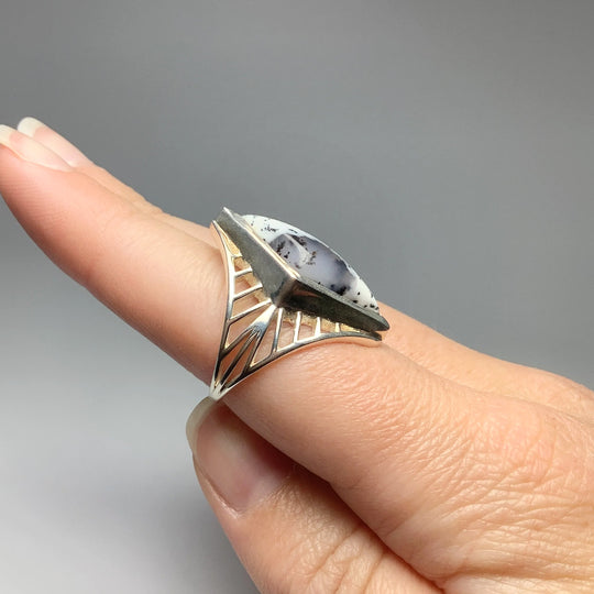 Dendritic Opal Ring - Rocks and Gems Canada