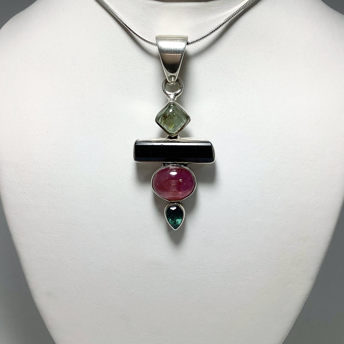 Mixed Tourmaline Pendant