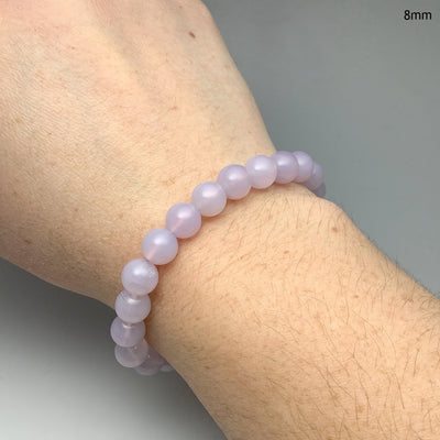 Moon Amethyst Beaded Bracelet