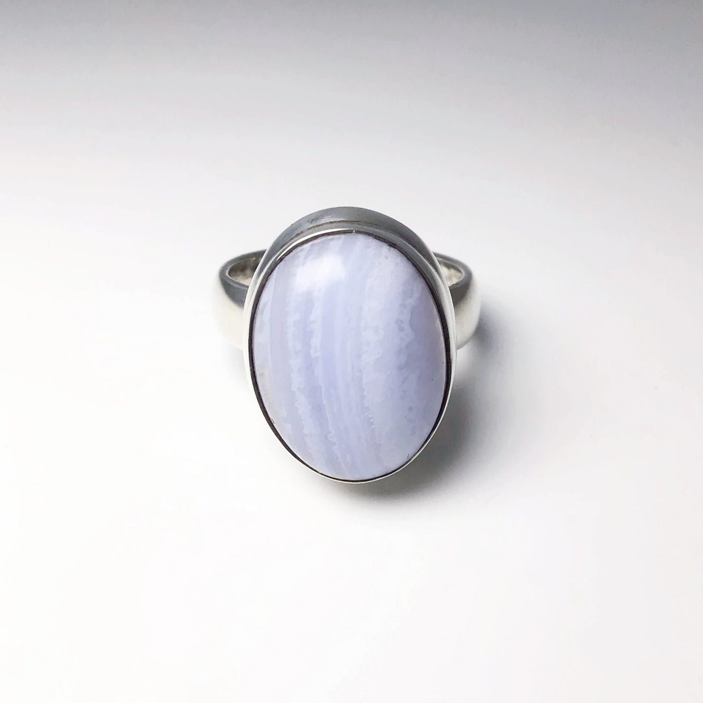 Blue Lace Agate Ring