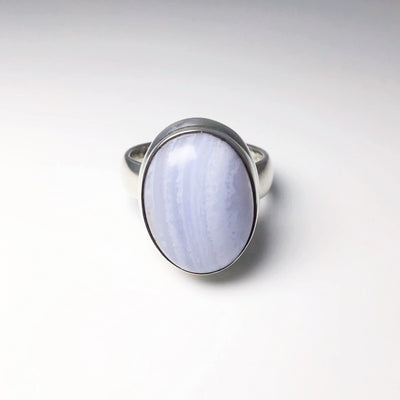 Blue Lace Agate Ring