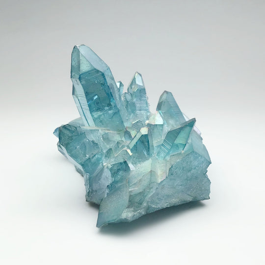 Aqua Aura Quartz Cluster - Rocks and Gems Canada