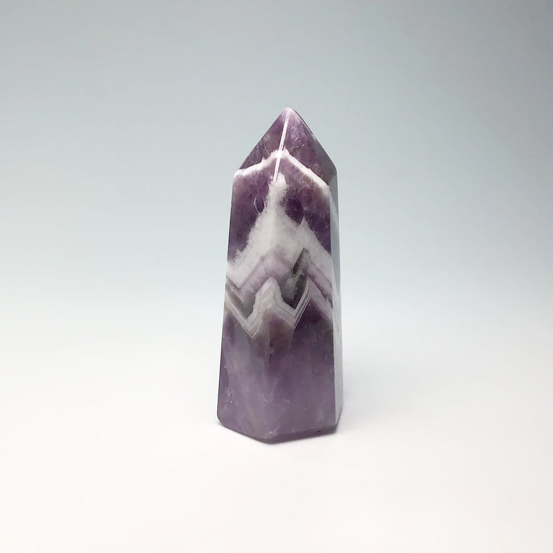 Chevron Amethyst Point - Rocks and Gems Canada