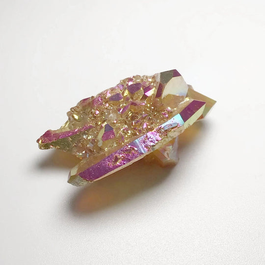Sunset Aura Quartz Cluster - Rocks and Gems Canada
