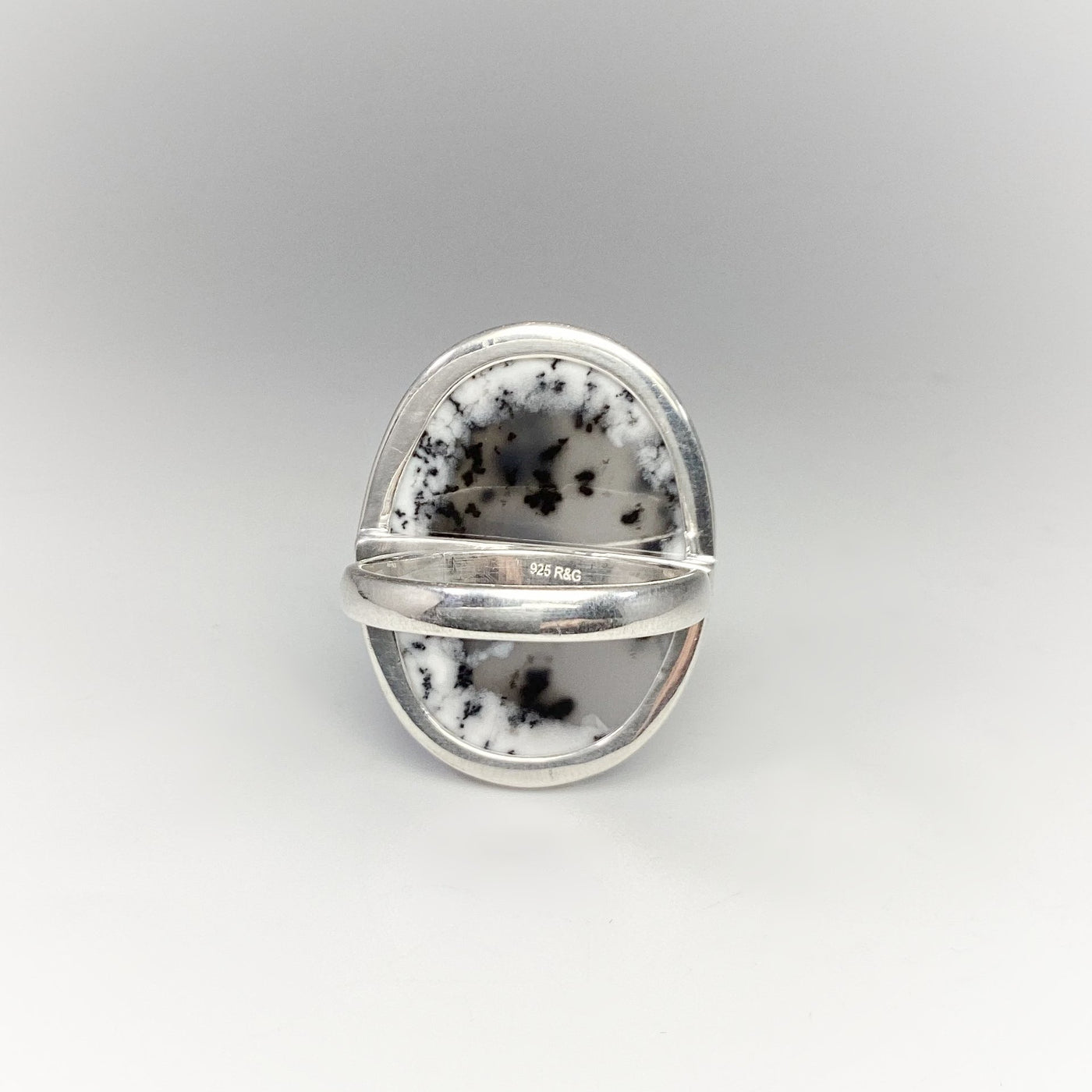 Dendritic Opal Ring