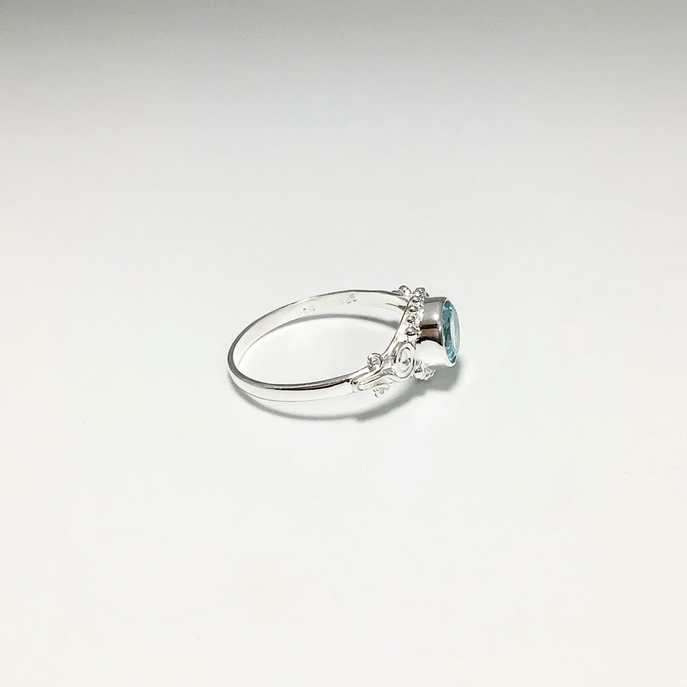 Blue Topaz Ring - Rocks and Gems Canada