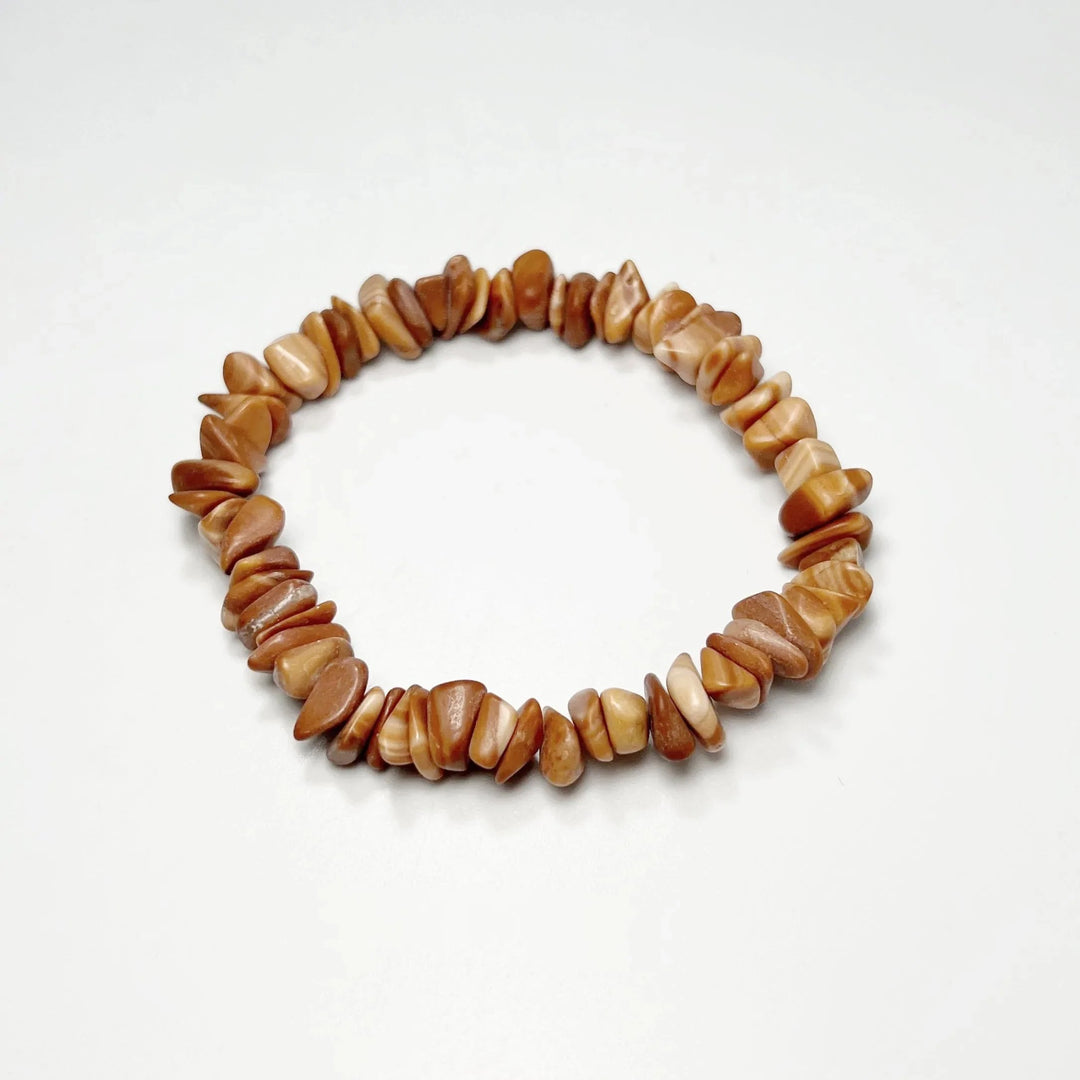 Mudline Jasper Chip Beaded Bracelet - Rocks and Gems Canada