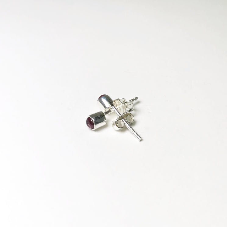 Pink Tourmaline Stud Earrings - Rocks and Gems Canada
