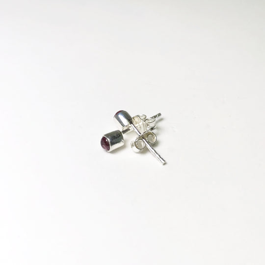 Pink Tourmaline Stud Earrings - Rocks and Gems Canada