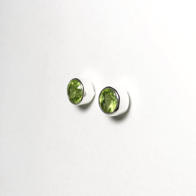 Peridot Stud Earrings