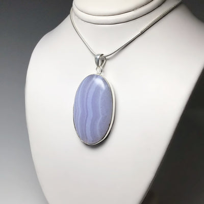 Blue Lace Agate Pendant