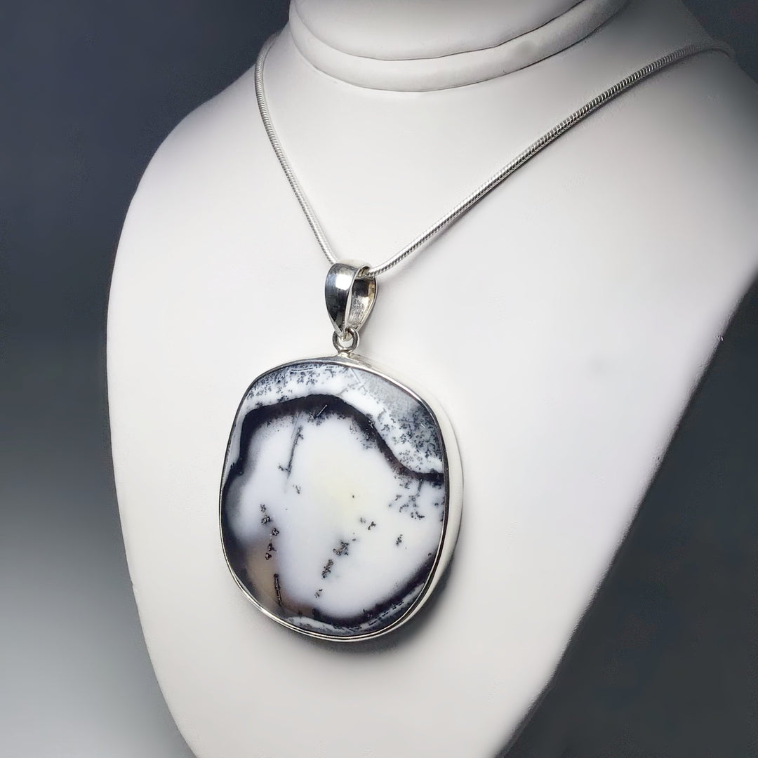 Dendritic Opal Pendant - Rocks and Gems Canada