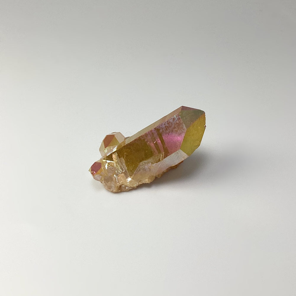 Sunset Aura Quartz Cluster - Rocks and Gems Canada