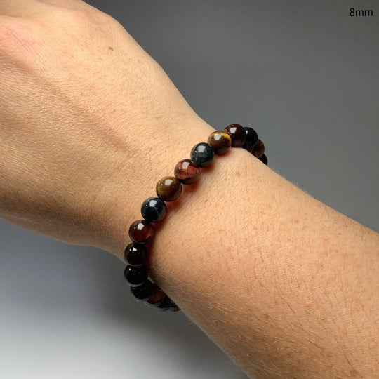 Mixed Tiger Eye Beaded Bracelet - Rocks and Gems Canada