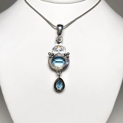 Blue Topaz Pendant
