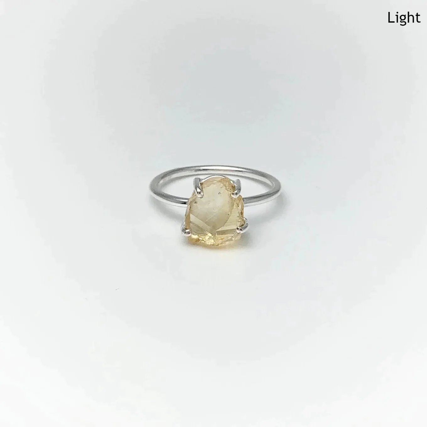 Raw Citrine Ring