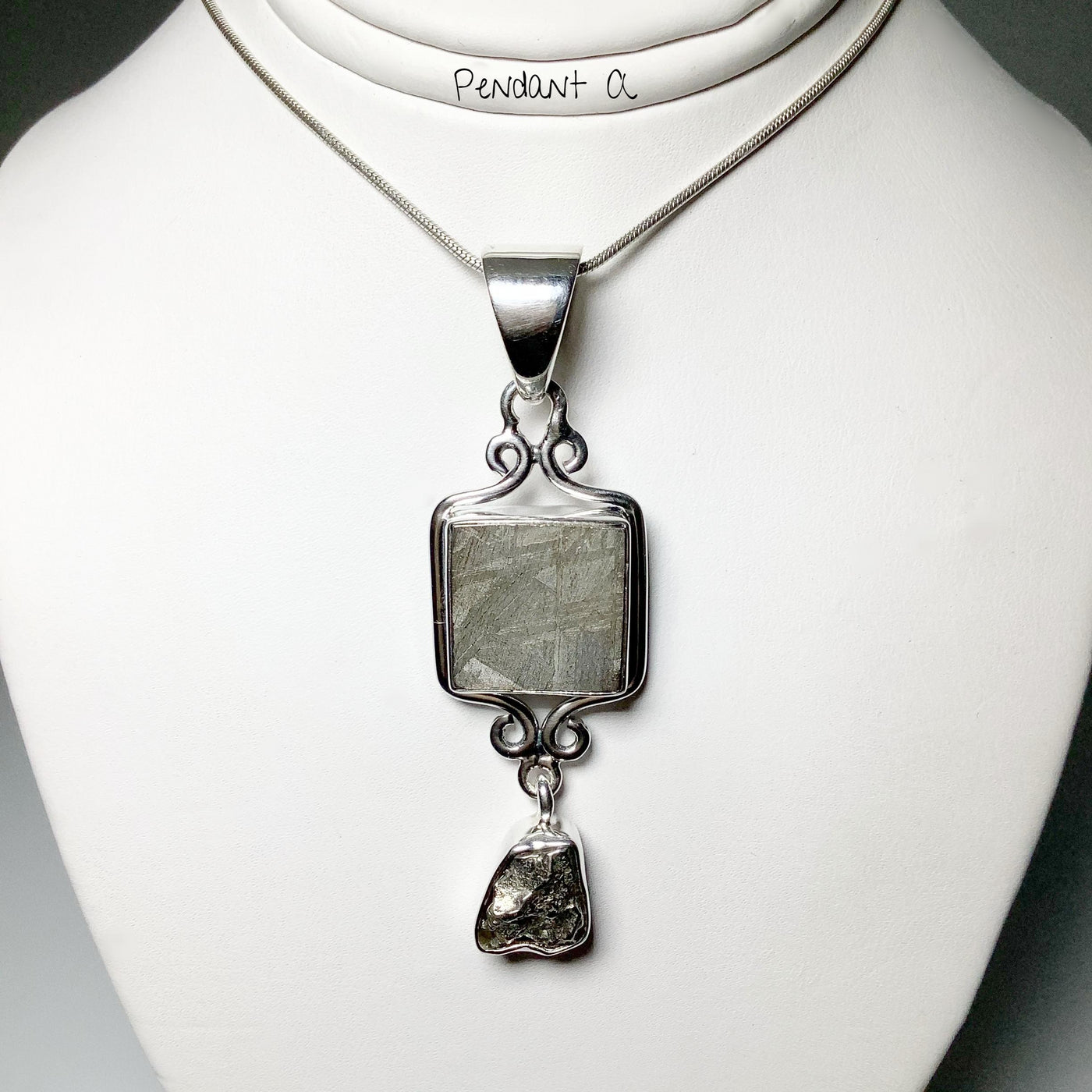 Muonionalusta and Campo Del Cielo Meteorite Pendant