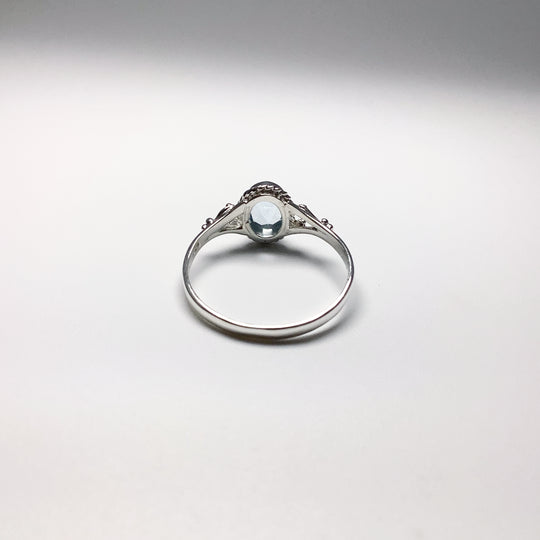 Blue Topaz Ring - Rocks and Gems Canada