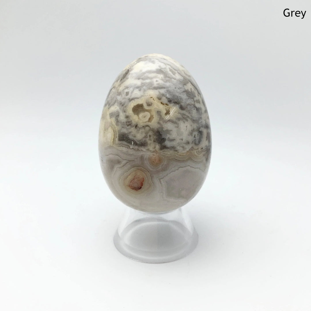 Crazy Lace Agate Egg - Rocks and Gems Canada