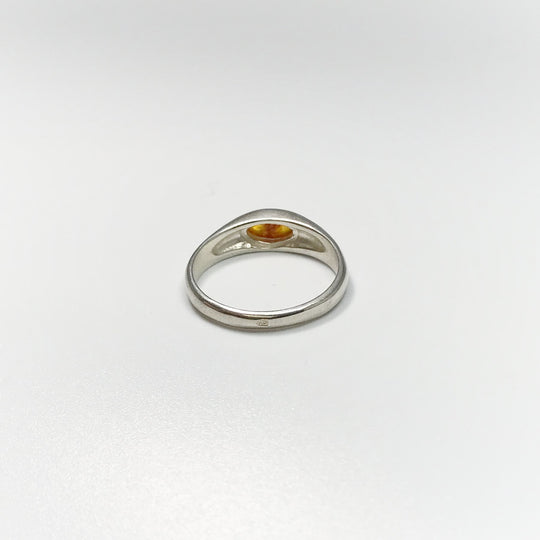 Cognac Amber Ring - Rocks and Gems Canada