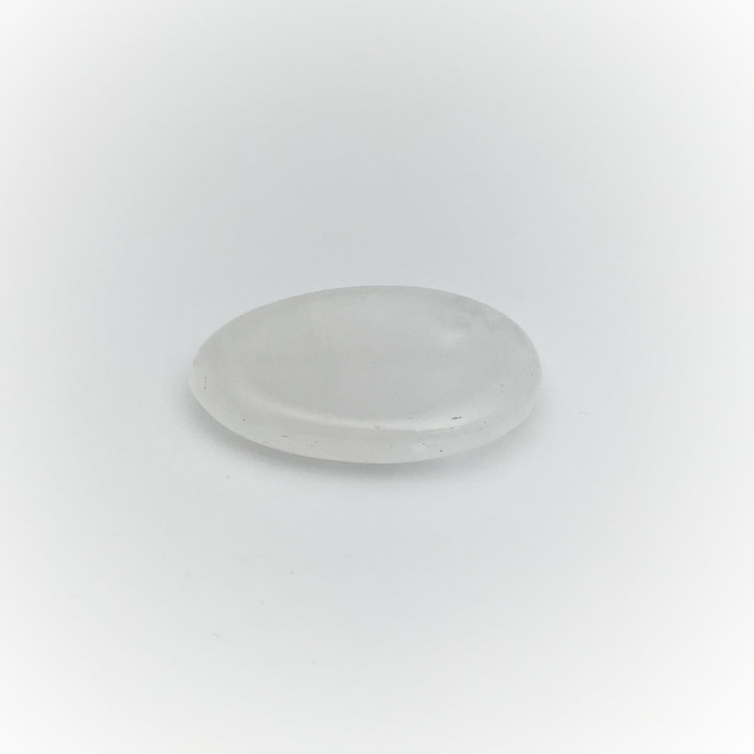 Small Worry Stone - Milky Quartz - Rocks and Gems Canada
