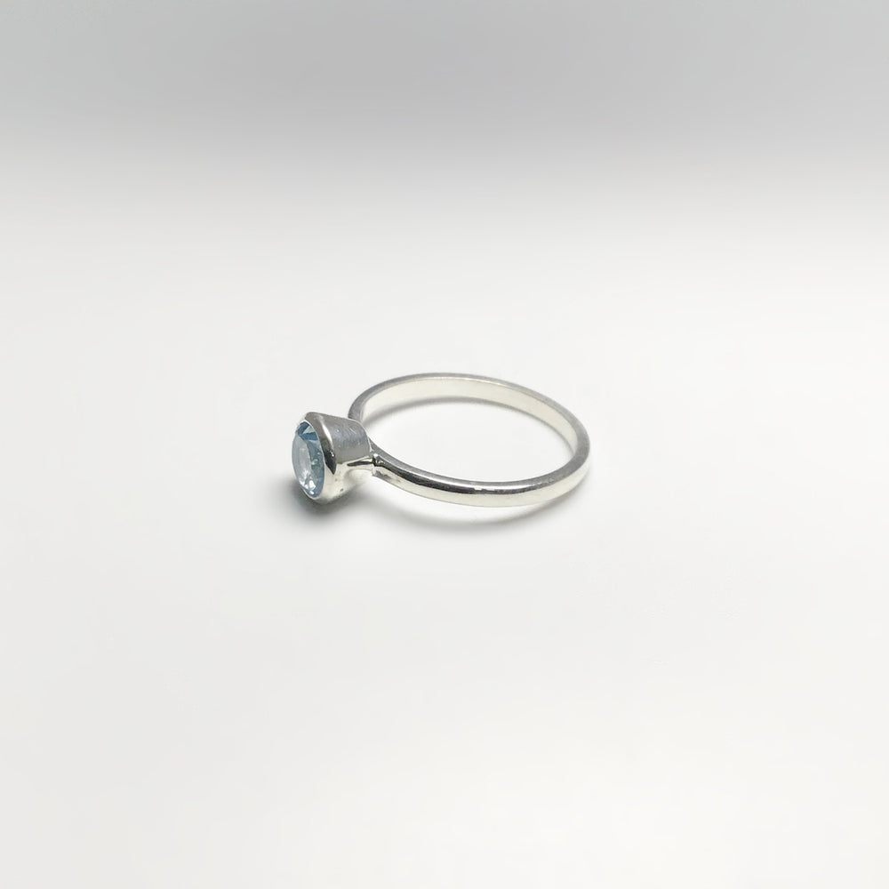 Blue Topaz Ring - Rocks and Gems Canada