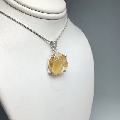 Raw Citrine Pendant