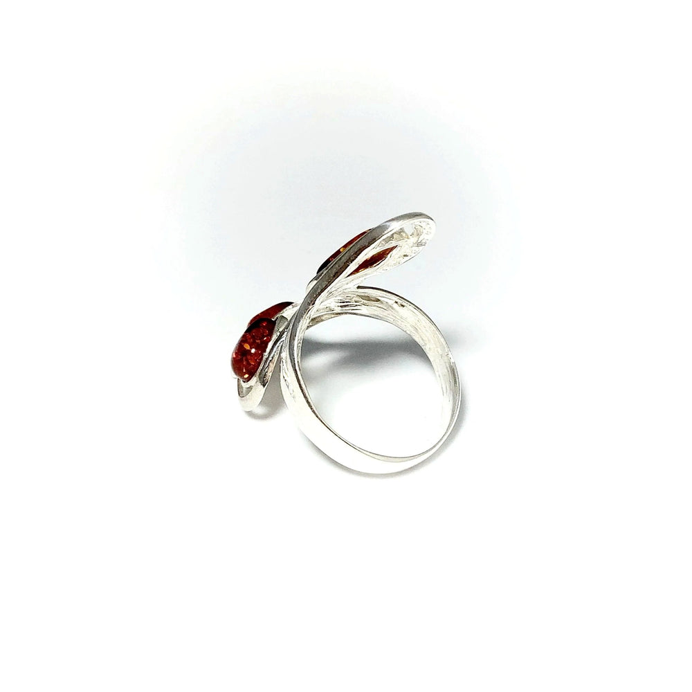 Cognac Amber Ring - Rocks and Gems Canada