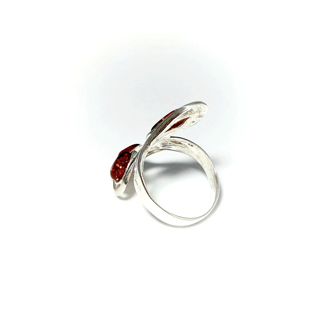 Cognac Amber Ring - Rocks and Gems Canada