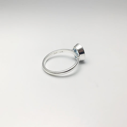 Blue Topaz Ring - Rocks and Gems Canada