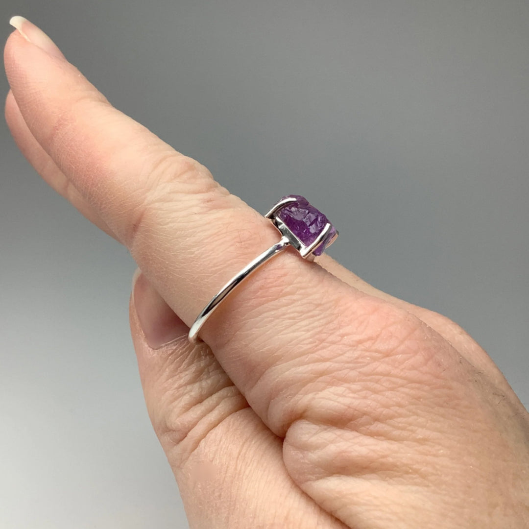 Rough Amethyst Ring - Rocks and Gems Canada