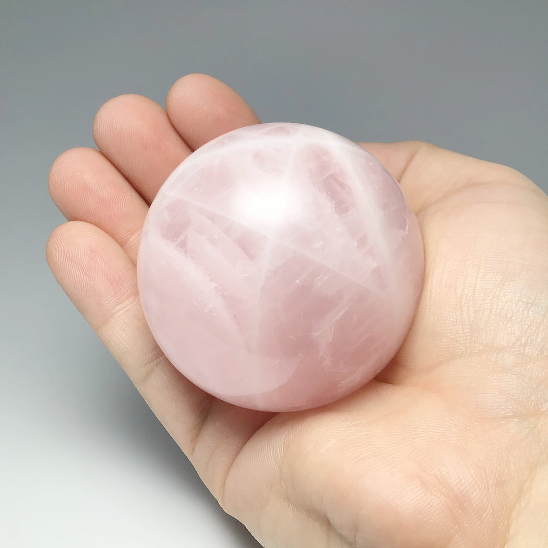 Rose Quartz Sphere - Rocks and Gems Canada