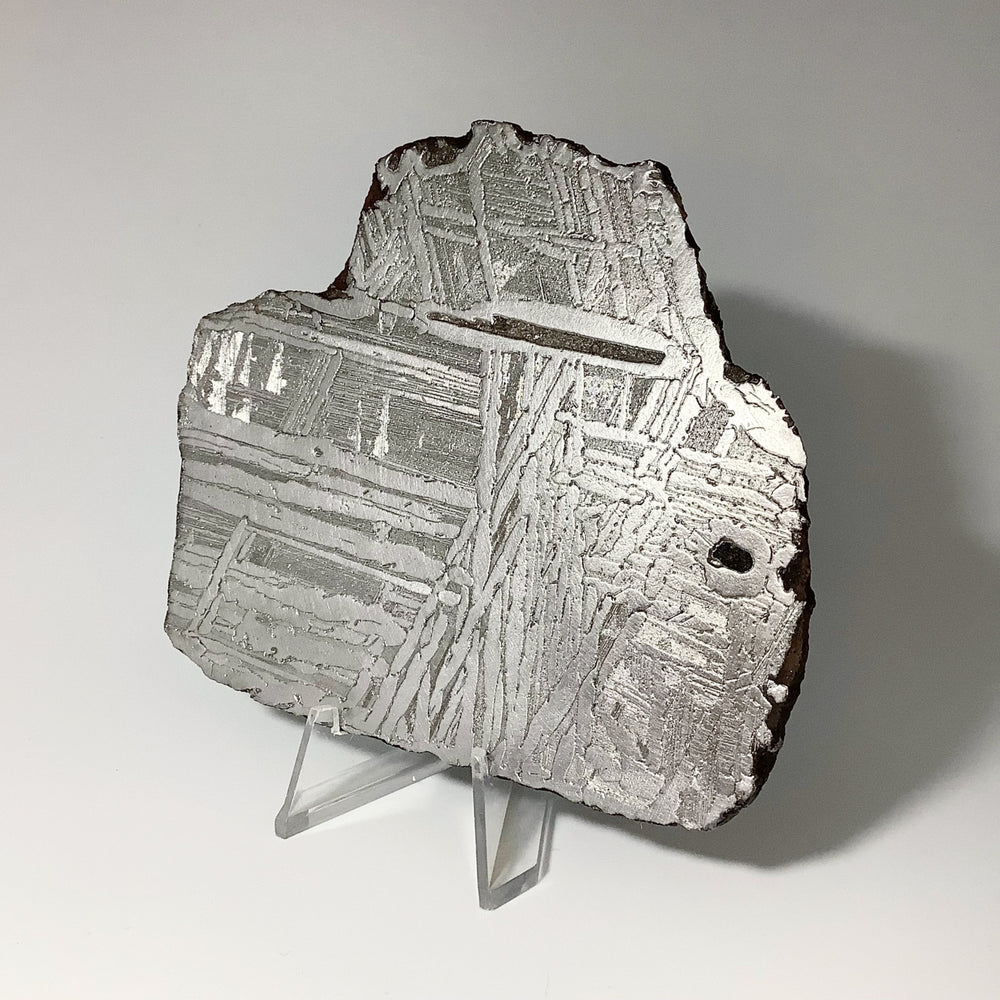 Seymchan Meteorite Slice - Rocks and Gems Canada
