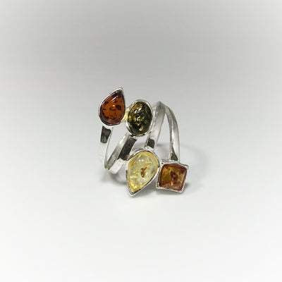 Mixed Amber Ring