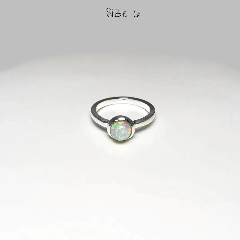 Ethiopian Fire Opal Ring - Rocks and Gems Canada