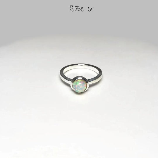 Ethiopian Fire Opal Ring - Rocks and Gems Canada