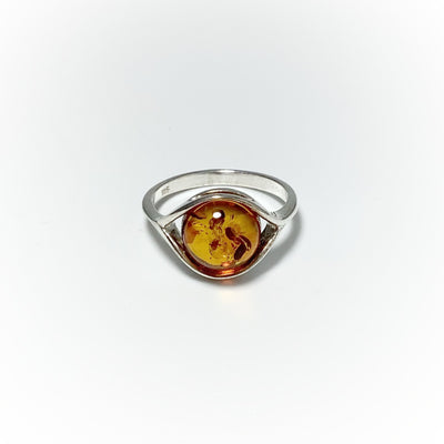 Cognac Amber Ring