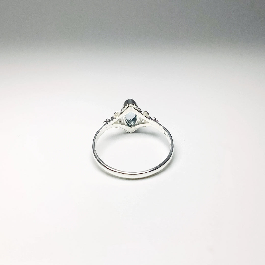 Blue Topaz Ring - Rocks and Gems Canada
