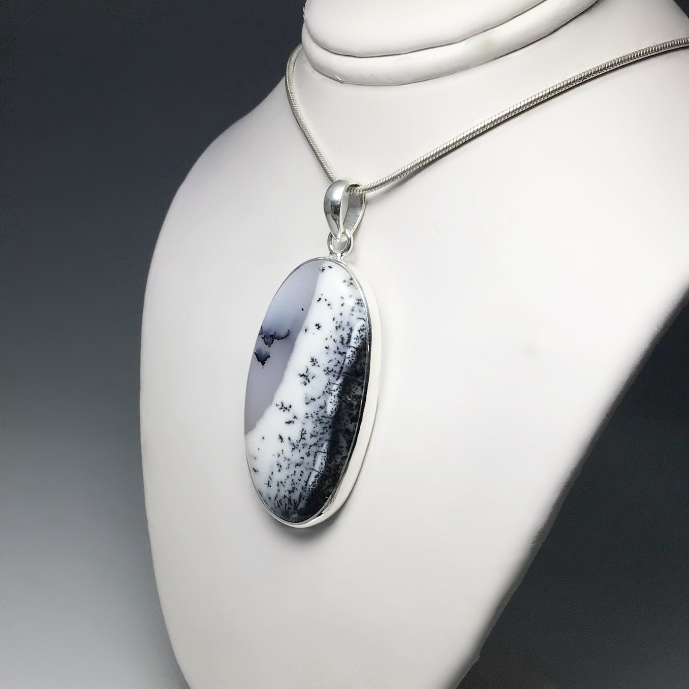 Dendritic Opal Pendant