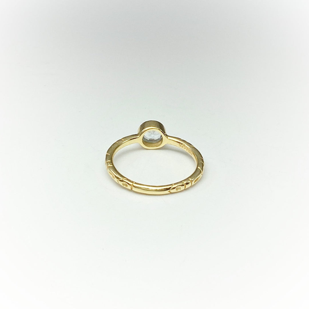 Blue Topaz Ring - Rocks and Gems Canada