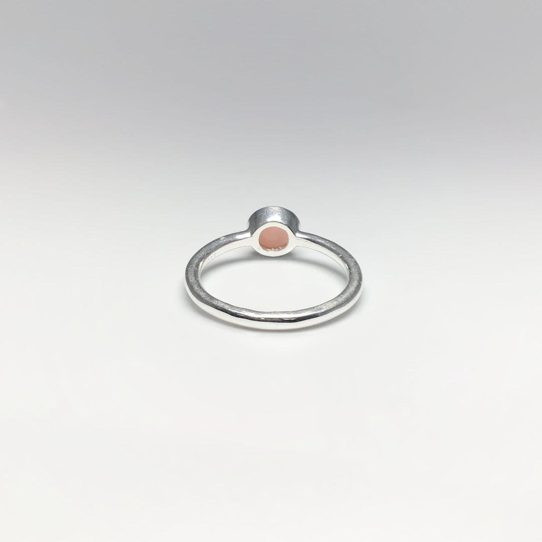 Pink Peruvian Opal Ring - Rocks and Gems Canada