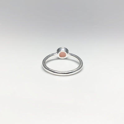 Pink Peruvian Opal Ring