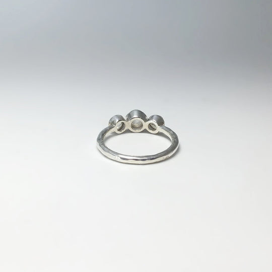 Rainbow Moonstone Ring - Rocks and Gems Canada