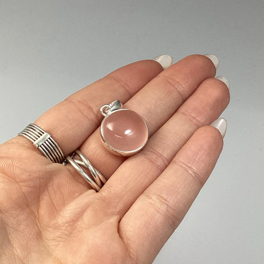 Rose Quartz Pendant - Rocks and Gems Canada
