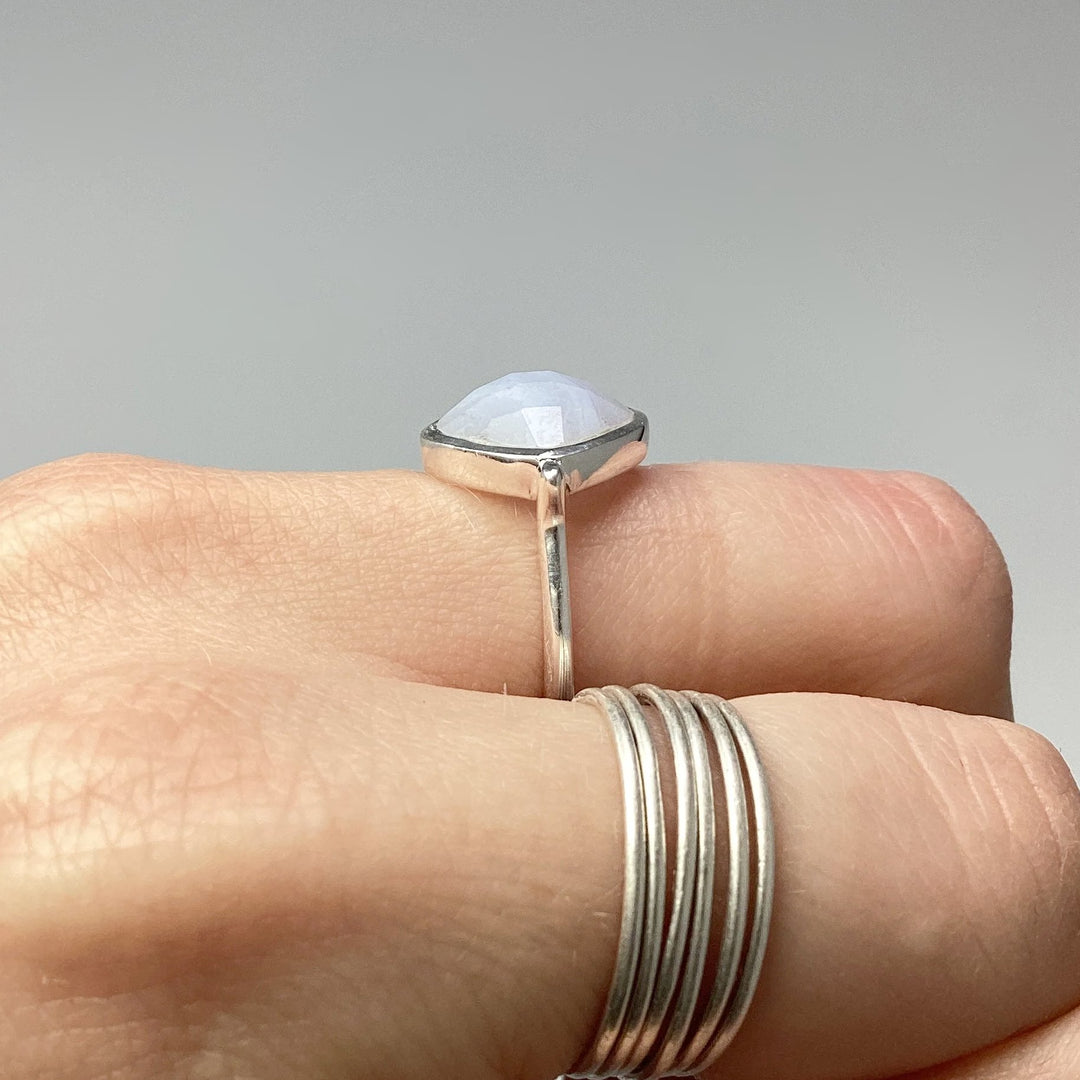 Blue Lace Agate Ring - Rocks and Gems Canada