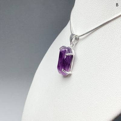 Raw Amethyst Pendant at $125 Each